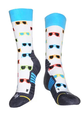 Glasses hiking socks
